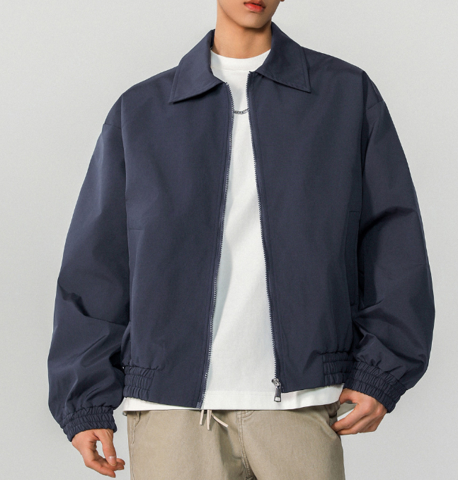 Mario | Chaqueta de Ocio Clásica con Cremallera