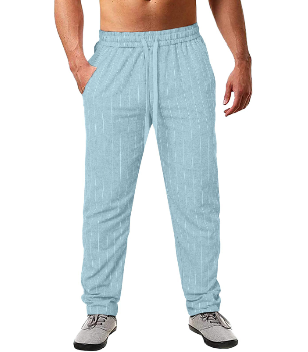 José | Pantalones Retro con Líneas Formales