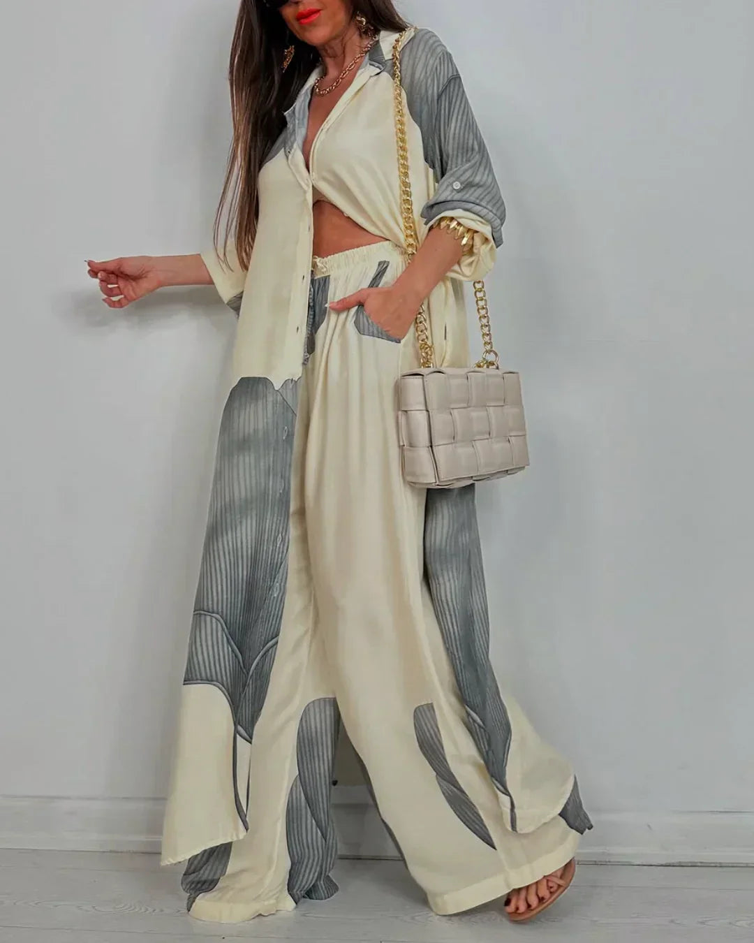 Conjunto de Camisa Larga