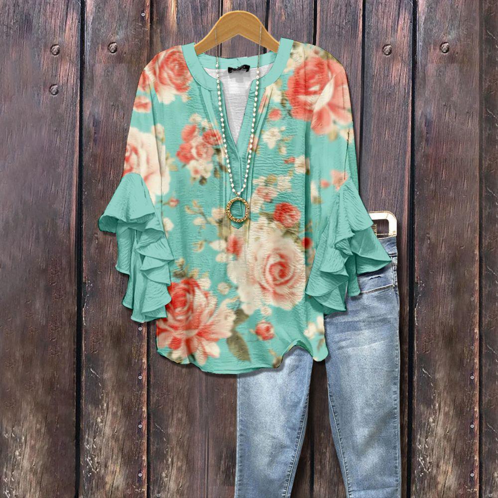 Leyde | Blusa Elegante Manga 3/4