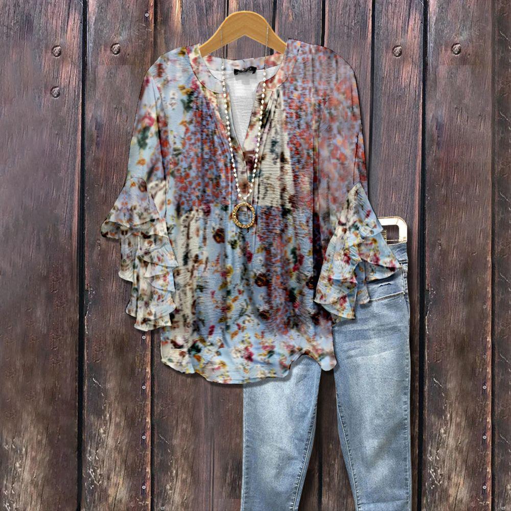 Leyde | Blusa Elegante Manga 3/4