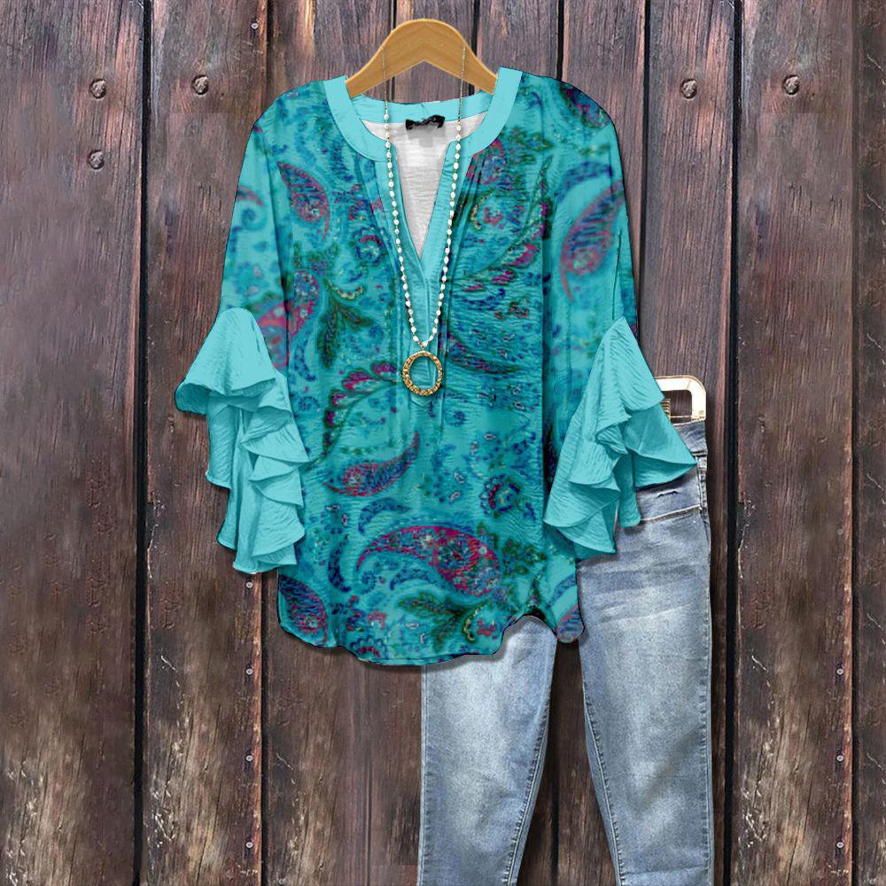 Leyde | Blusa Elegante Manga 3/4