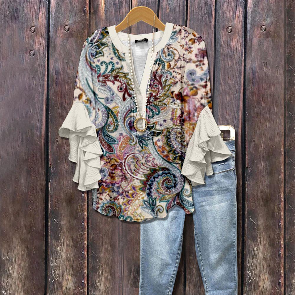 Leyde | Blusa Elegante Manga 3/4