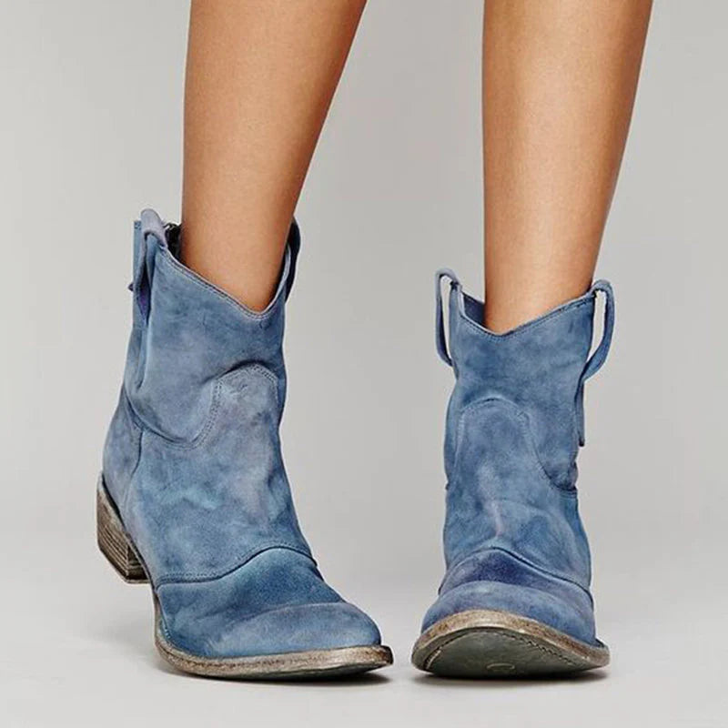Carlota – Botas de cuero salvaje