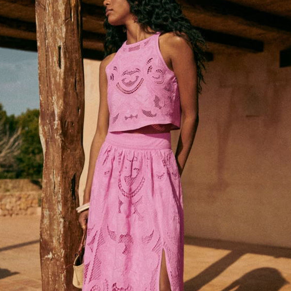 Conjunto de Verano (Conjunto de Encaje Transpirable)