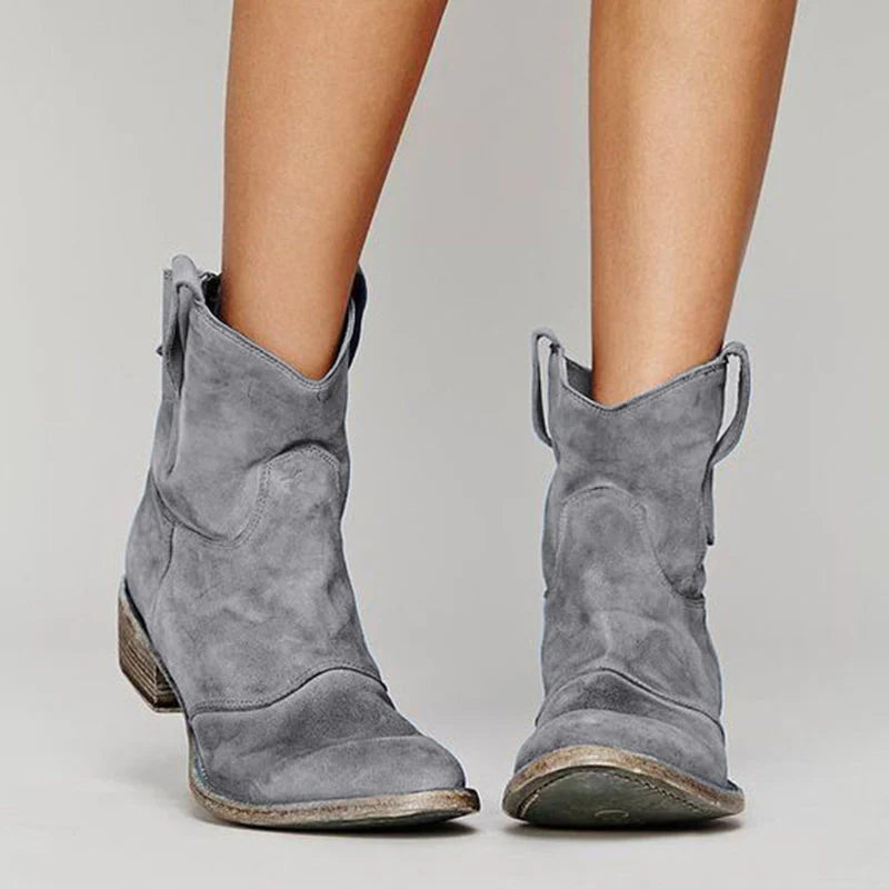 Carlota – Botas de cuero salvaje