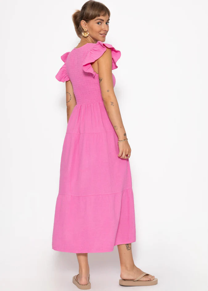 Elena - Maxi vestido de muselina
