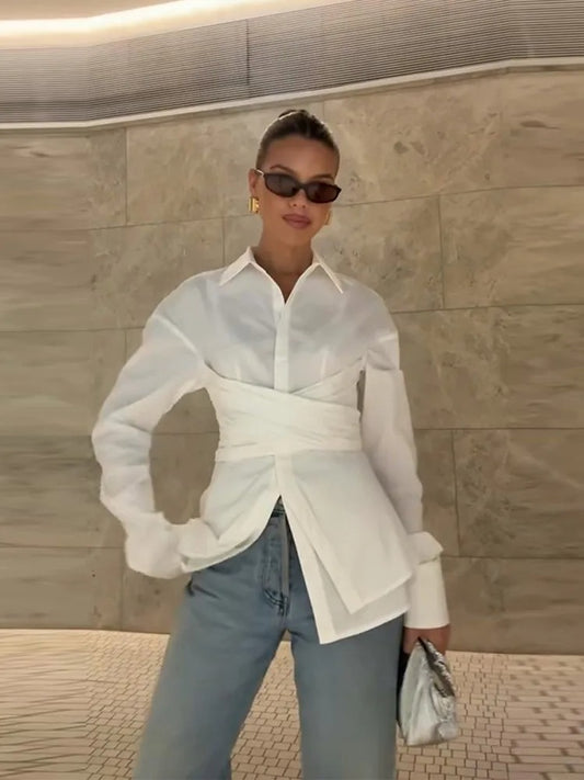 Camisa Ferrer de Cintura Ajustada