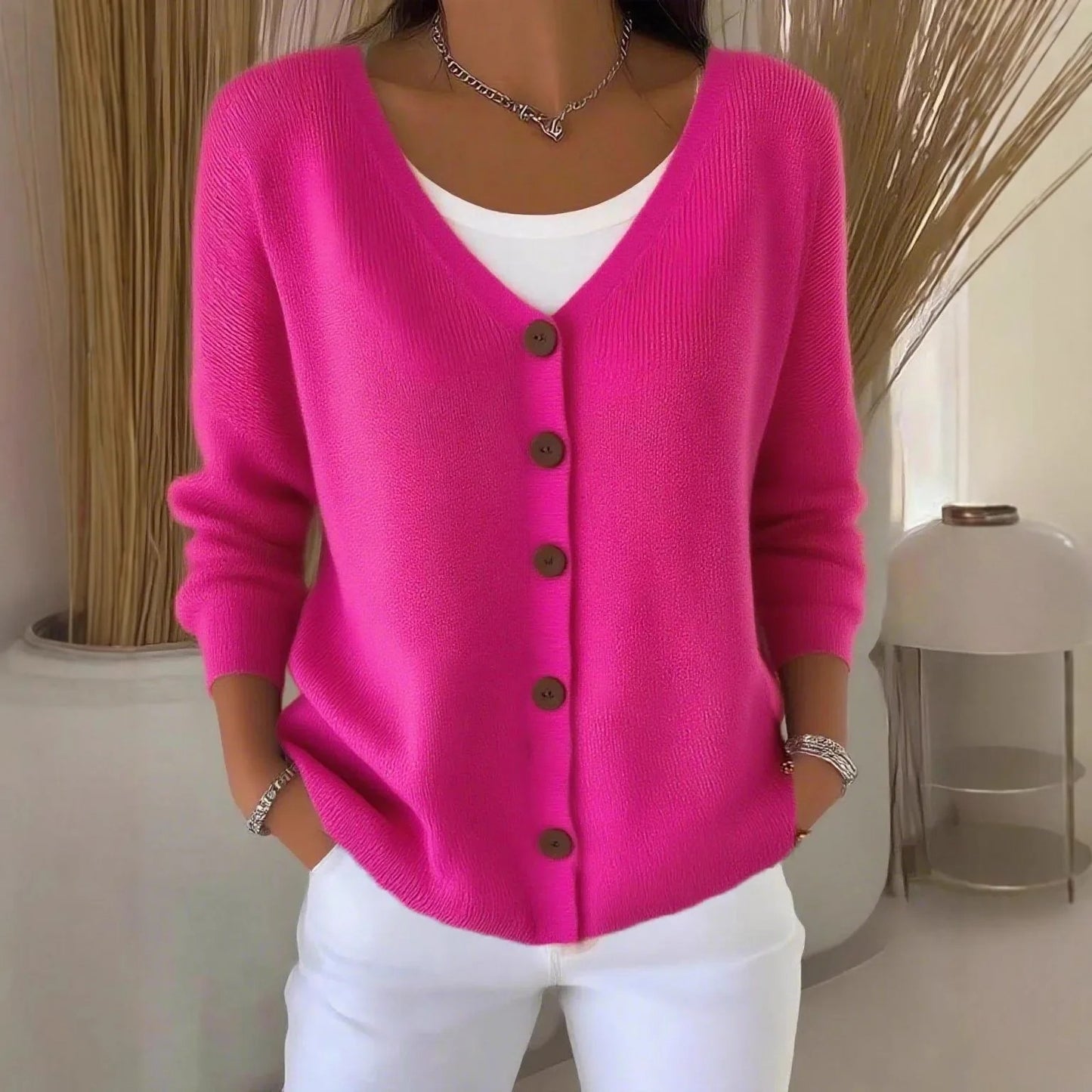 Felicia | Chaqueta de punto moderna con capucha