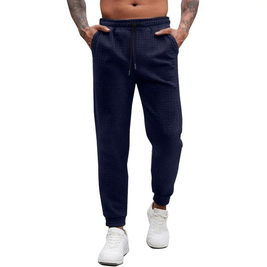 Pedro - Pantalones retro con textura de gofre para hombres