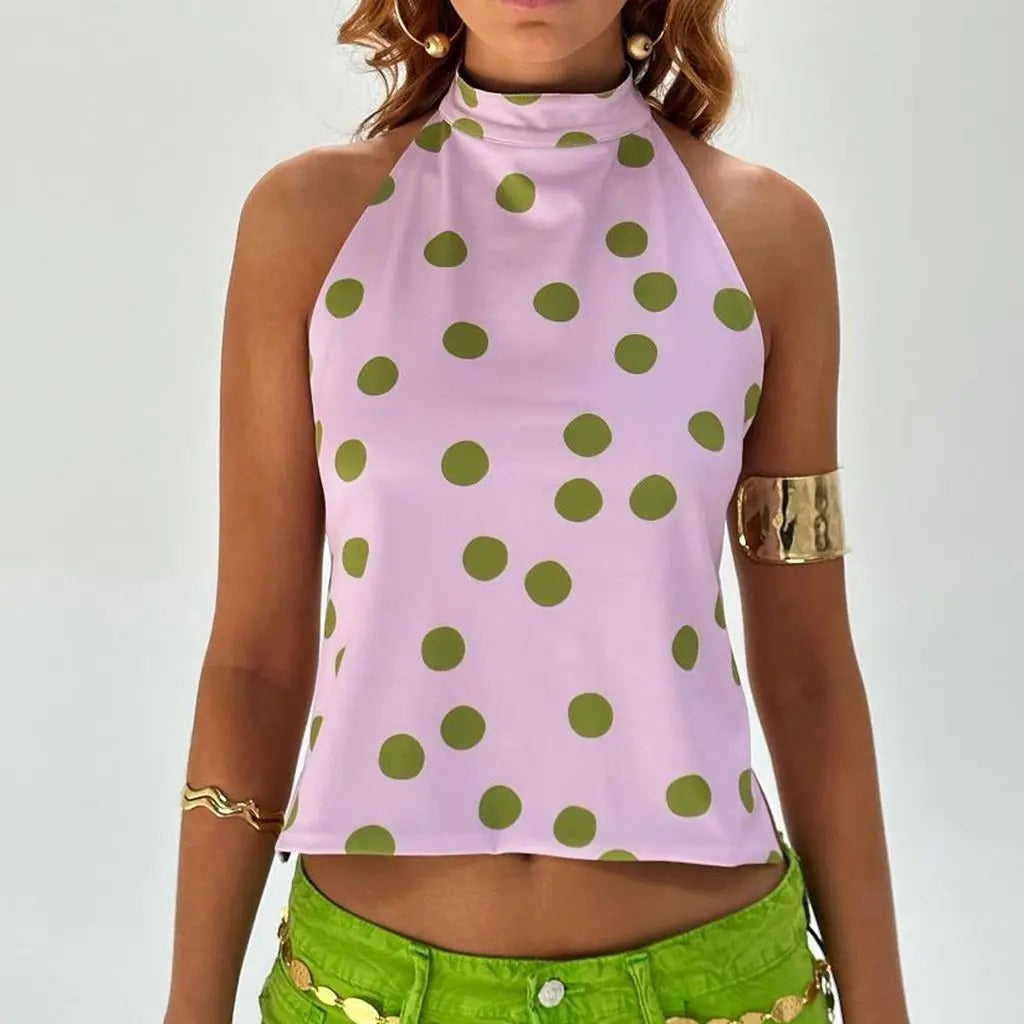 Tops con cuello Halter