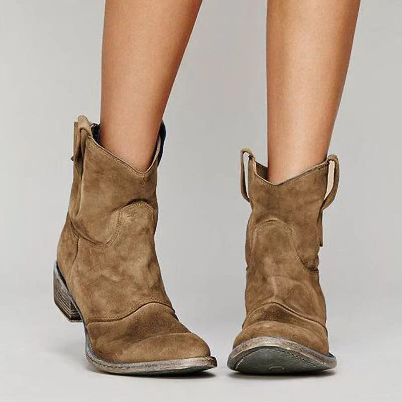 Carlota – Botas de cuero salvaje