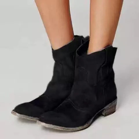 Carlota – Botas de cuero salvaje