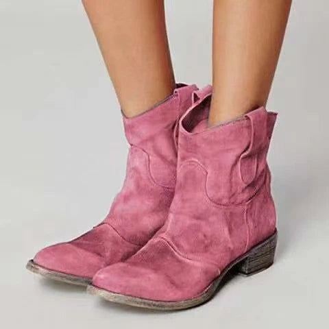 Carlota – Botas de cuero salvaje