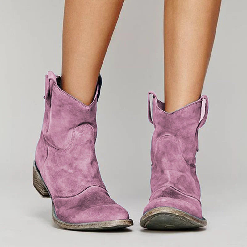 Carlota – Botas de cuero salvaje