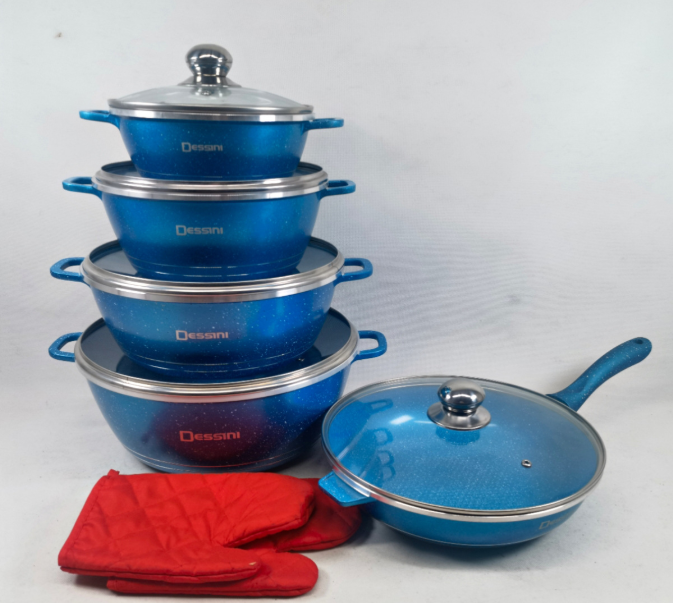 Juego de Utensilios de Cocina de Aluminio Fundido