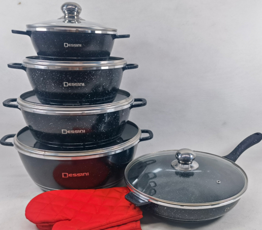 Juego de Utensilios de Cocina de Aluminio Fundido