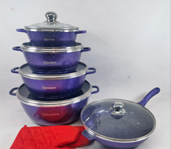 Juego de Utensilios de Cocina de Aluminio Fundido