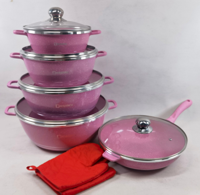 Juego de Utensilios de Cocina de Aluminio Fundido